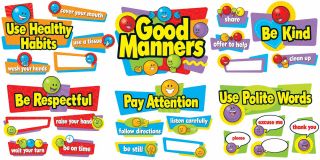 Good Manners Bulletin Board Large Classroom Display Banner Set