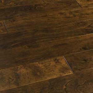 Maple Espresso Distressed Hardwood Flooring Sample