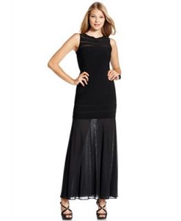 Xscape Petite Petite Dress, Sleeveless Pleated Mermaid Hem Gown