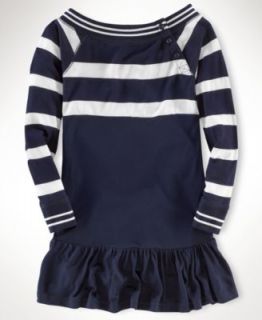 Ralph Lauren Kids Dress, Little Girls Engineered Striped Dress