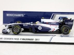 Maldonado Williams FW33 Formula 1 2011 1 43 Minichamps