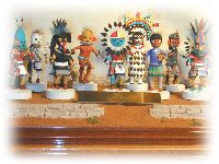 Each of Maldonado’s Kachina dolls are identified by the keys found