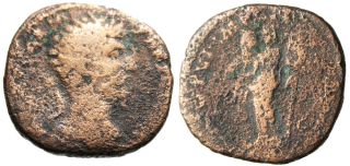 Scarce Large 26mm Coin Marcus Aurelius Victory Over Parthia Ric 932