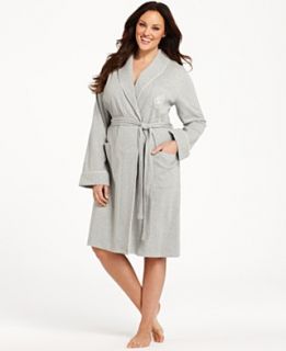 Lauren Ralph Lauren Plus Size Robe, Shawl Collar Short Robe