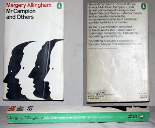 Penguin Crime Margery Allingham Mr. Campion and Others vintage rare