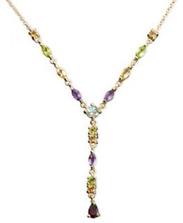 Victoria Townsend 18k Gold over Sterling Silver Necklace, Multistone