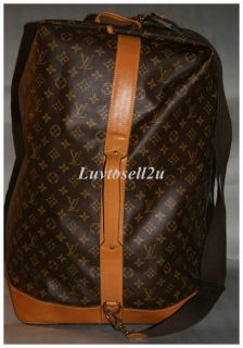 Authentic Louis Vuitton Monogram Sac Marin Bandouliere Travel Bag