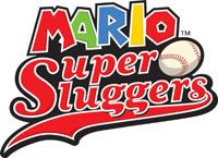 Mario Super Sluggers game logo