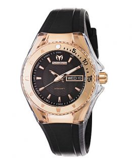 TechnoMarine Watch, Swiss Cruise Original Star 34mm Black and Brown