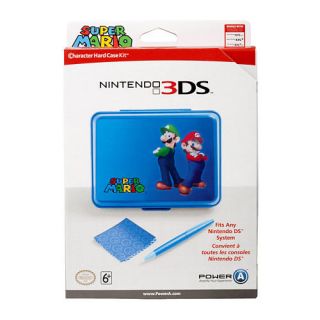 3ds character hard case kit mario and luigi play along with mario