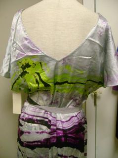 Rebecca Moses Silk Belted Dress M $119