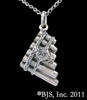 Eolian Talent Pipes Necklace, Officially Licensed Kingkiller Chronicle