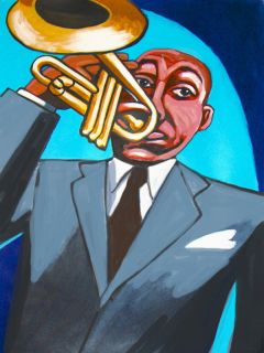 Wynton Marsalis Print Jazz Trumpet Live Village Vanguard CD Blues