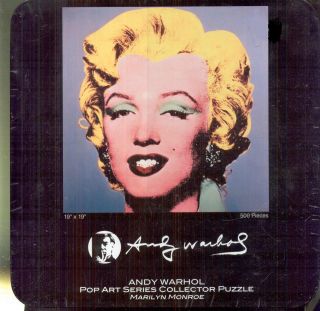 Marilyn Monroe Andy Warhol Pop Art Series Puzzle