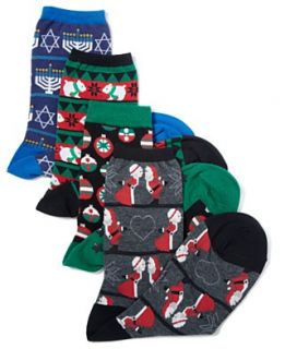 Hot Sox Socks, Holiday Printed Trouser Socks