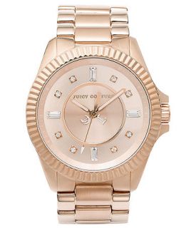 Juicy Couture Watch, Womens Stella Rose Gold Tone Bracelet 40mm