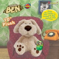 10inch Animated Plush of Talking Ben. Press his paw and tummy to hear