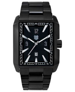 Andrew Marc Watch, Mens Club Hipster Black Ion Plated Stainless Steel