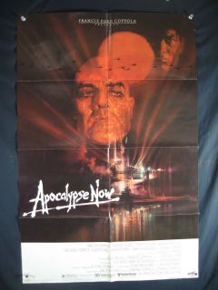 Apocalypse Now Martin Sheen 27x41 Orig Poster 1979 EX