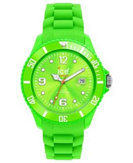 Ice Watch Watch, Womens Sili Forever Green Silicone Strap 43mm 101966
