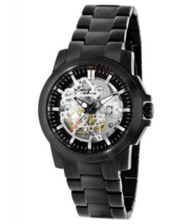 Kenneth Cole New York Watch, Mens Automatic Black Ion Plated