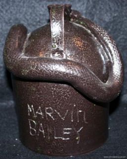 Marvin Bailey Folk Pottery Snake Jug Jug South Carolina