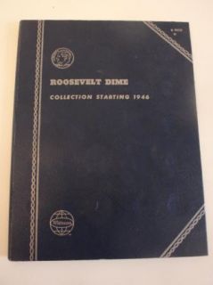 Whitman Roosevelt Dime Collection Starting 1946