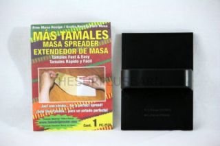 Mexican Tamale Corn Husk Masa Spreader Extendedor de Masa Black