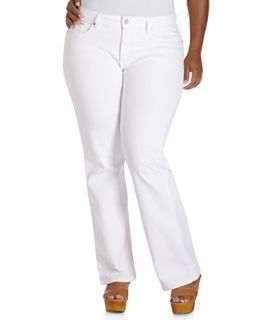 NEW Levis® Plus Size Jeans, 512 Bootcut, White Highlighter Wash