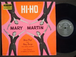 Disney Mary Martin Hi HO 1959 Disneyland Stereo LP EX
