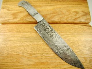 Professional Damascus Master Chopping Chef Knife Blank Knifemakin​g
