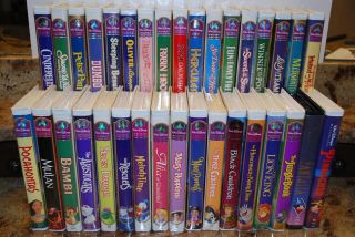 Complete Disney Masterpiece Original VHS Collection EX Free Ship + 2