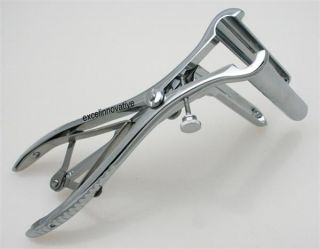 Mathieu Rectal Speculum 3 Prongs, 8 With Set Screw, Solid blades