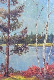 Mary Wells Canadian Listed 2 Oil Painting Landscape Canada National