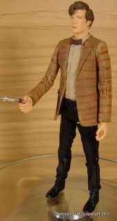 Doctor Dr Who Matt Smith 11th Stripey Brown Jacket Figure