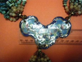 Masha Archer Turquoise Vintage Necklace $5000 ORG Price