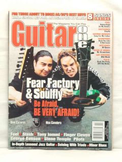 Guitar One Magazine Fear Factory Soulfly Max Cavalera