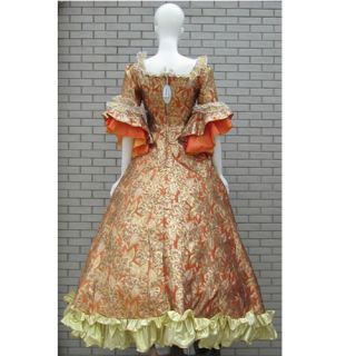 Medieval Victorian Marie Antoinette Masquerade Ball Gown Dress Costume