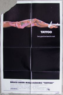 Tattoo Vintage Bound Maude Adams Horror Thriller 1sh Movie Poster