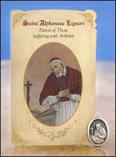Catholic St Alphonsus Liguori Patron Arthritis New