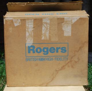 Rogers LS4A Stand Mount Speakers Original Boxed