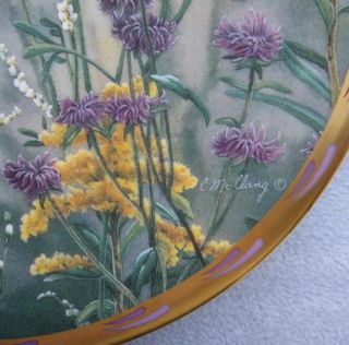 Golden Splendor Goldfinch Catherine McClurg Collector Plate