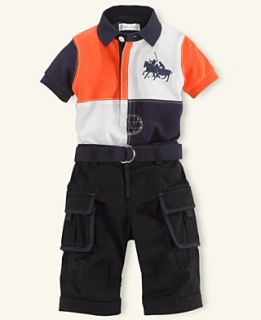 Ralph Lauren Baby Set, Baby Boys Colorblock Shirt and Pants