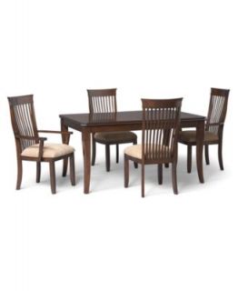 Augusta Dining Room Furniture, 5 Piece Set (Dining Table and 4 Side