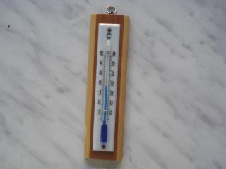 : Offered to you is this antique medical wall room thermometer