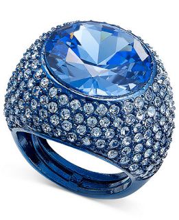 Juicy Couture Ring, Blue Glass Gem Cocktail Ring   Fashion Jewelry