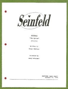 Seinfeld The Sponge Script rpt Jerry Seinfeld