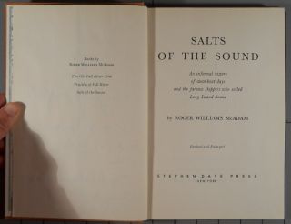 Salts of The Sound Long Island Sound Steamboat History Book