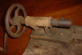 Screw Post Drill Cast Iron Tool Medina A L Swett N Y Steampunk