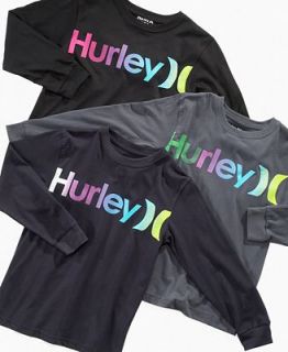 Hurley Kids T Shirt, Little Boys Long Sleeved Logo Tee